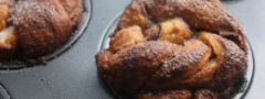 Chocolate Hazelnut Crescent Roll Muffins by Tiffany Schleigh