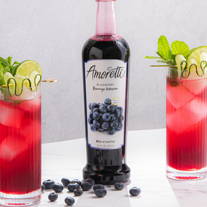 Blueberry Cucumber Mojito