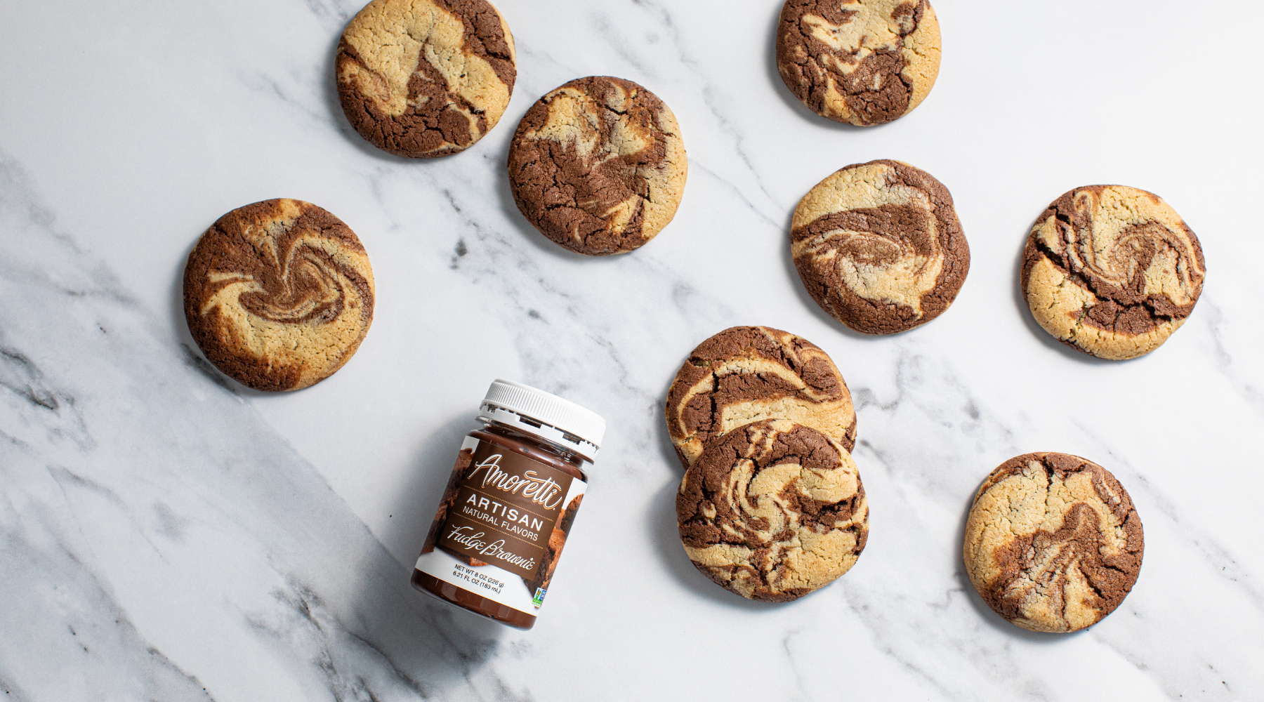 Marbled Brownie Cookies