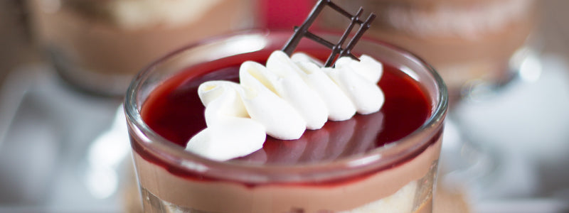 Chocolate-Pomegranate Trifle