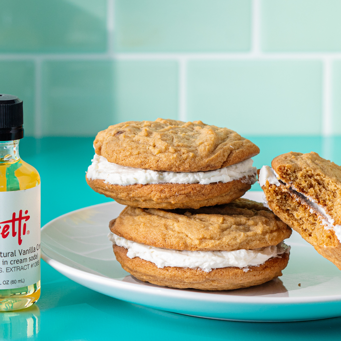 Root Beer Float Sandwich Cookies