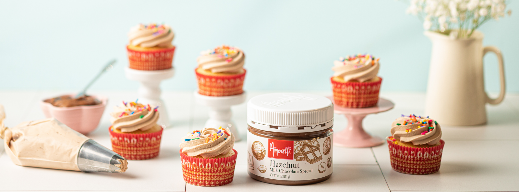 Amoretti® Chocolate Spread Buttercream