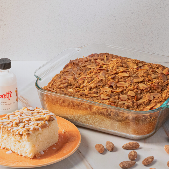 Almond Cinnamon Streusel Cake