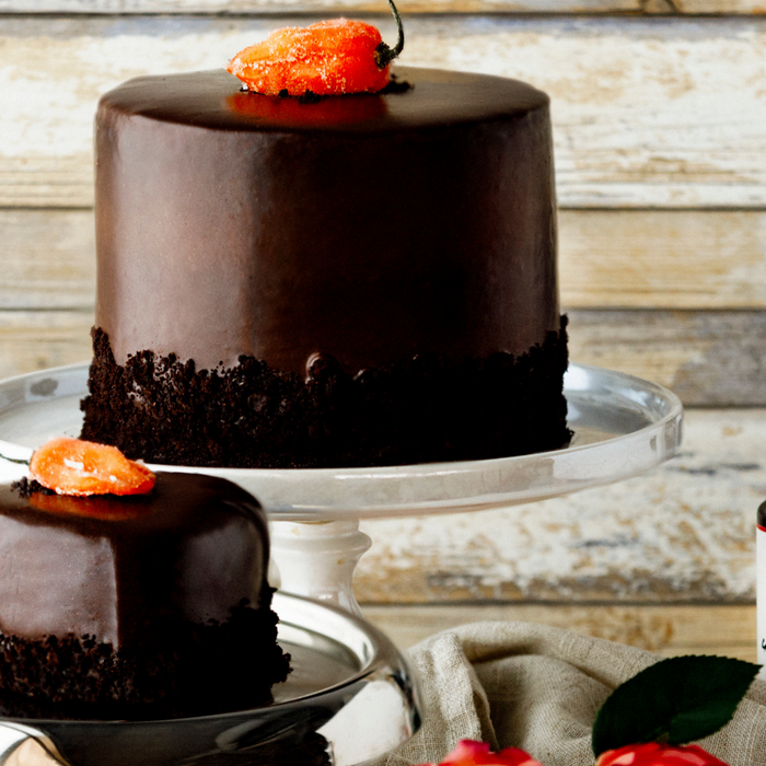 Spicy Mocha Layered Cake by Nicole Derseweh