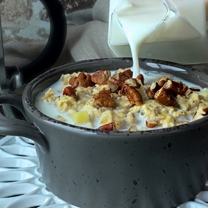 French Toast "Baked" Oatmeal