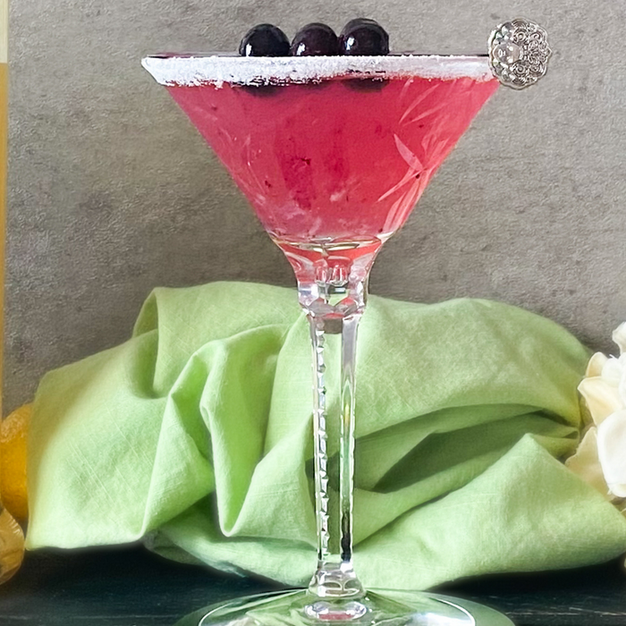 Blueberry Lemon Drop Martini