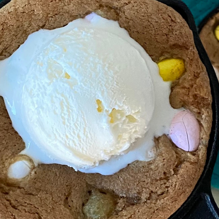 Spring Time Skillet Cookie