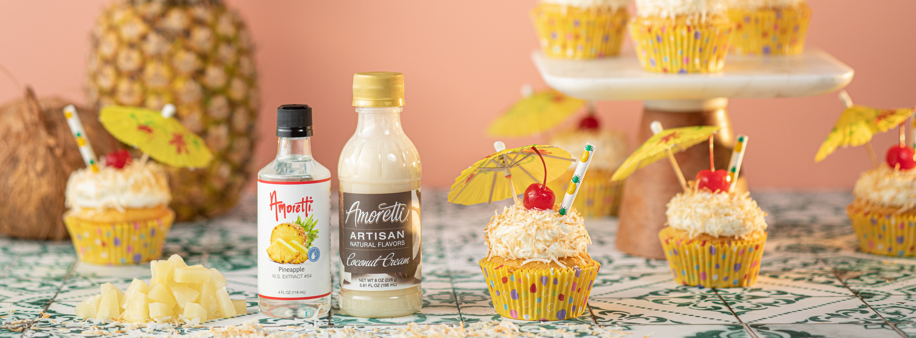 Piña Colada Cupcakes