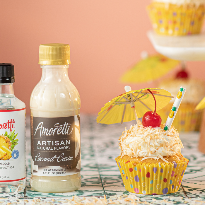 Piña Colada Cupcakes