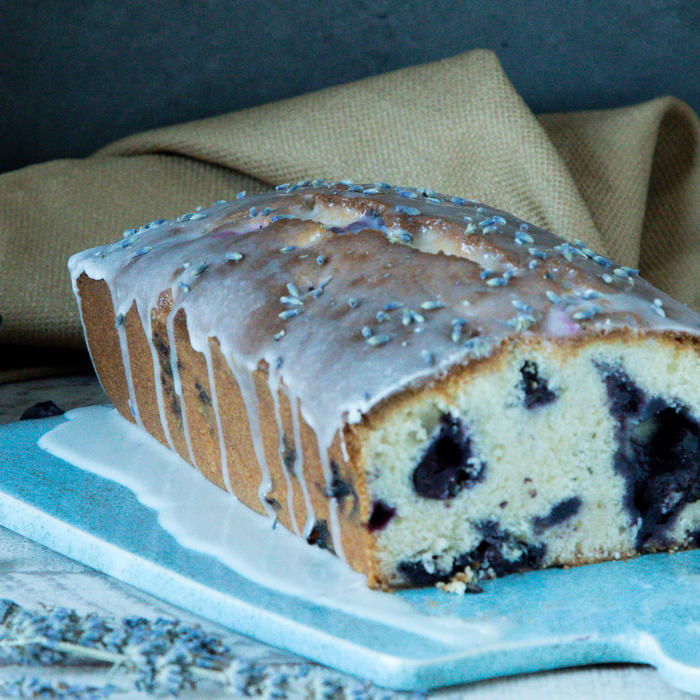 Blueberry Yuzu Lavender Pound Cake