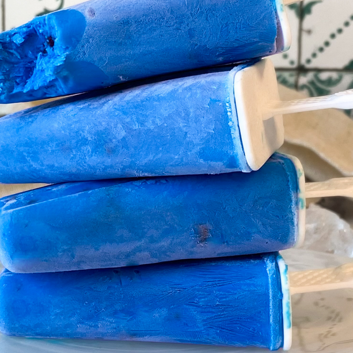 Blue Raspberry Yogurt Pops