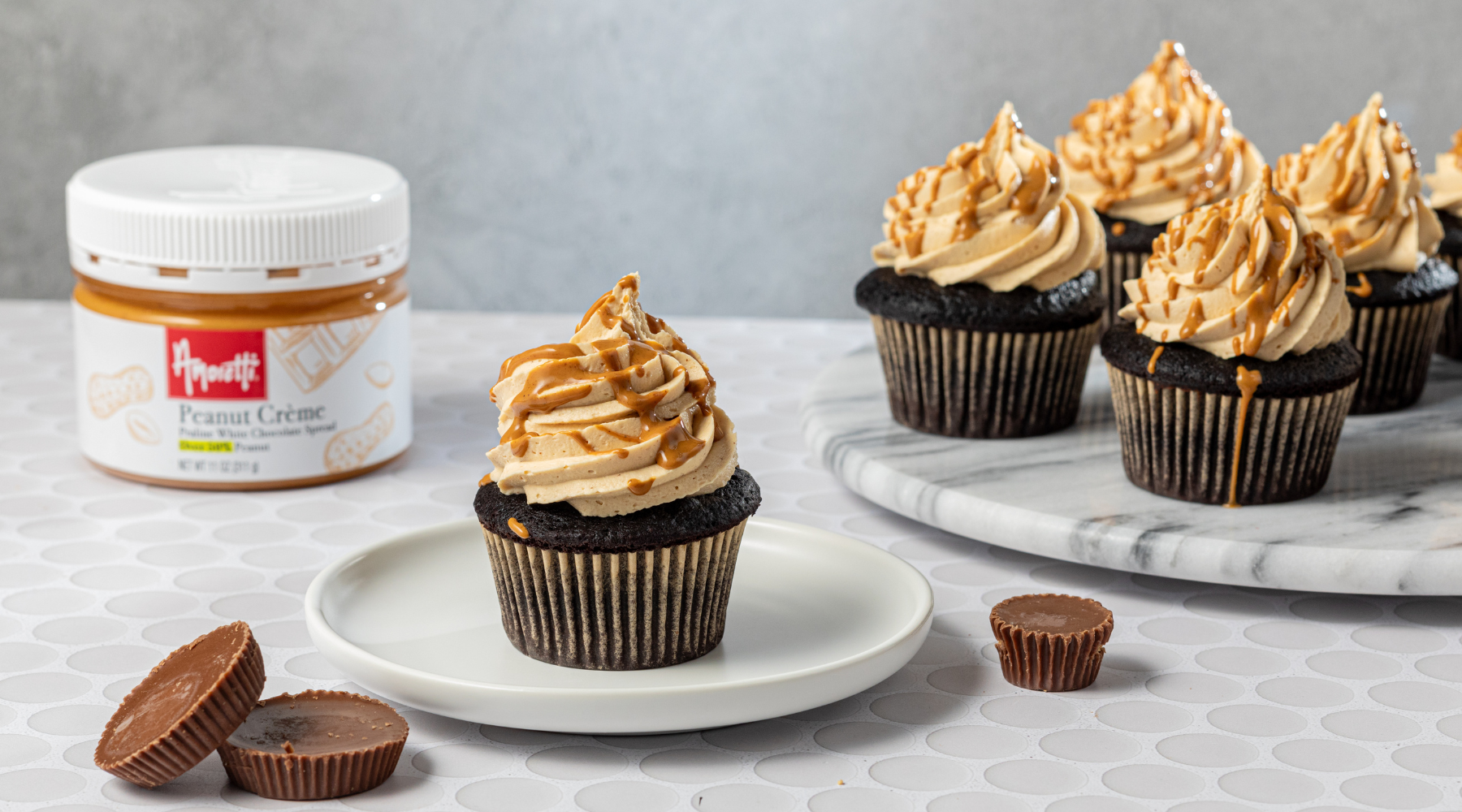 Chocolate Peanut Butter Cupcakes