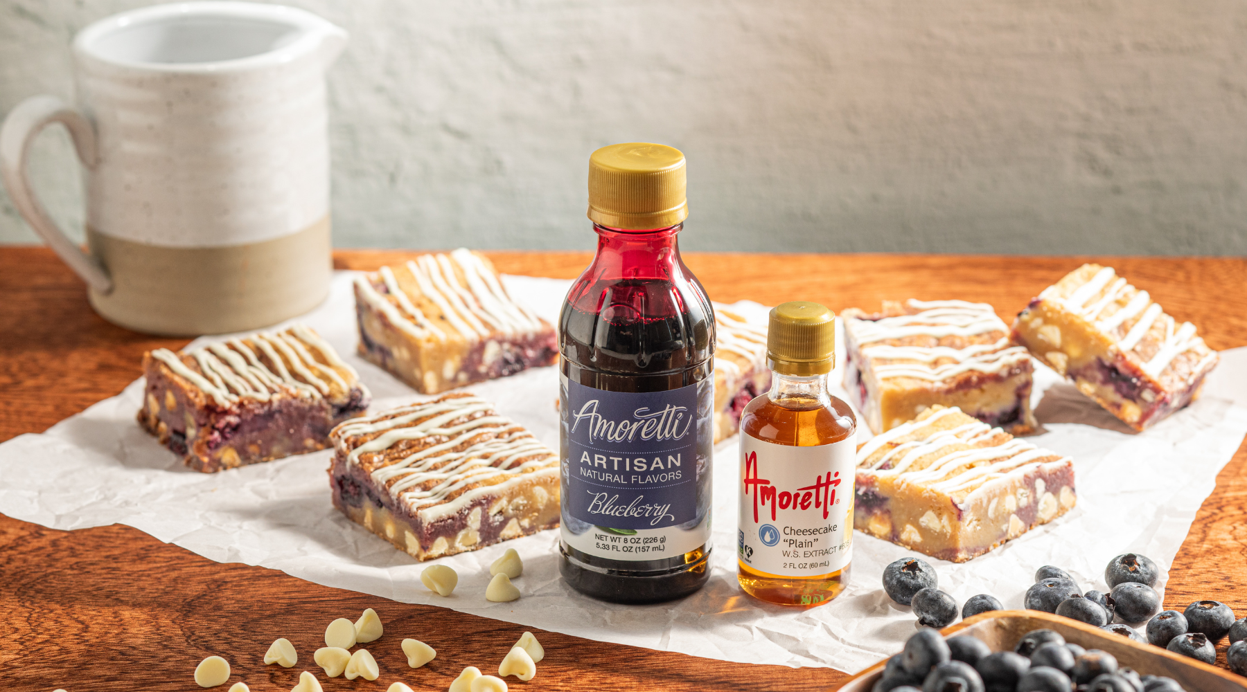 Blueberry Cheesecake Blondies