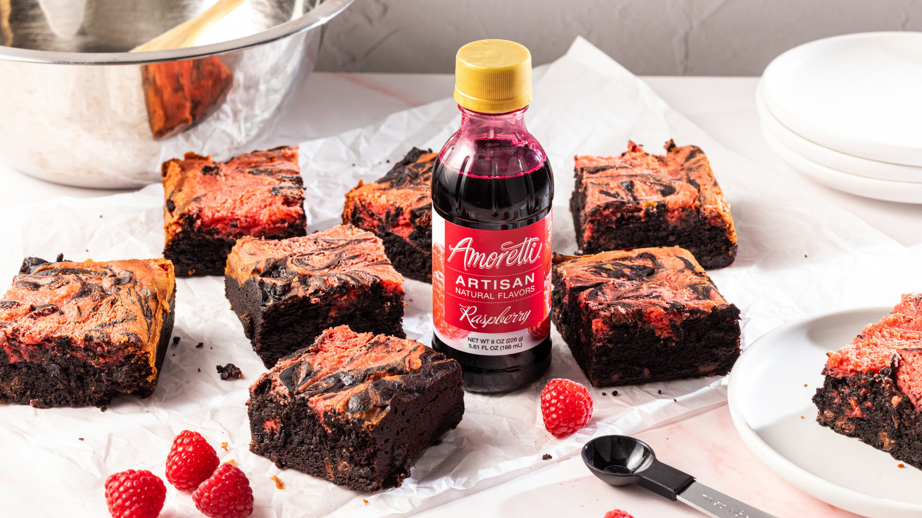 Raspberry Cheesecake Brownies