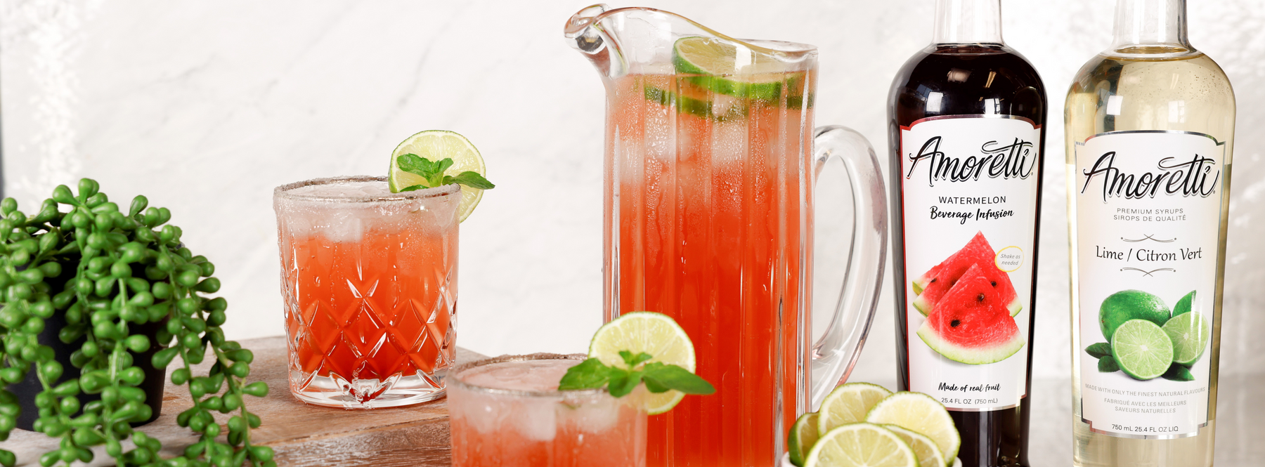 Sour Watermelon Candy Mocktail