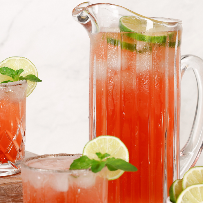 Sour Watermelon Candy Mocktail