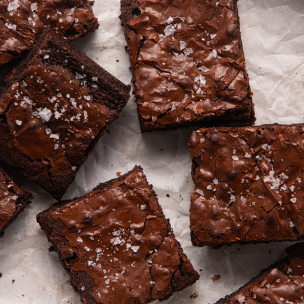 Fudgy Crackle Top Brownies (Quick & Easy!)