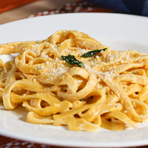 Pumpkin Sage Fettuccine Alfredo