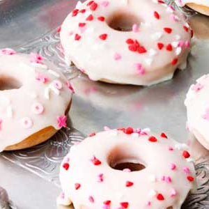 How to Make Strawberry Champagne Glazed Donuts