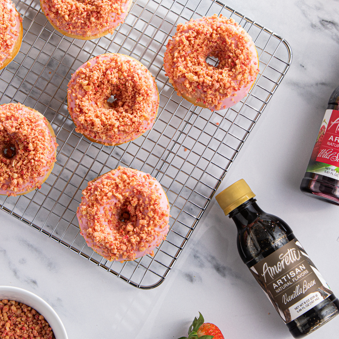 Strawberry Shortcake Donuts