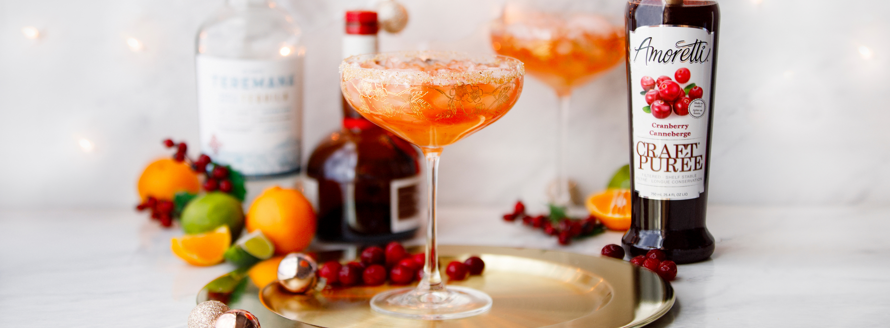 Spiced Cranberry Orange Margarita