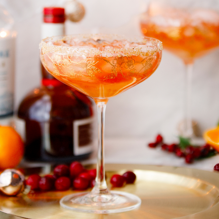 Spiced Cranberry Orange Margarita