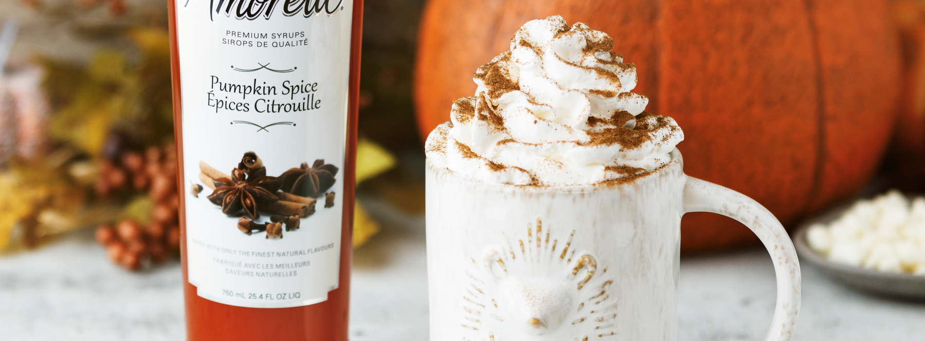 Pumpkin Spice White Chocolate Latte