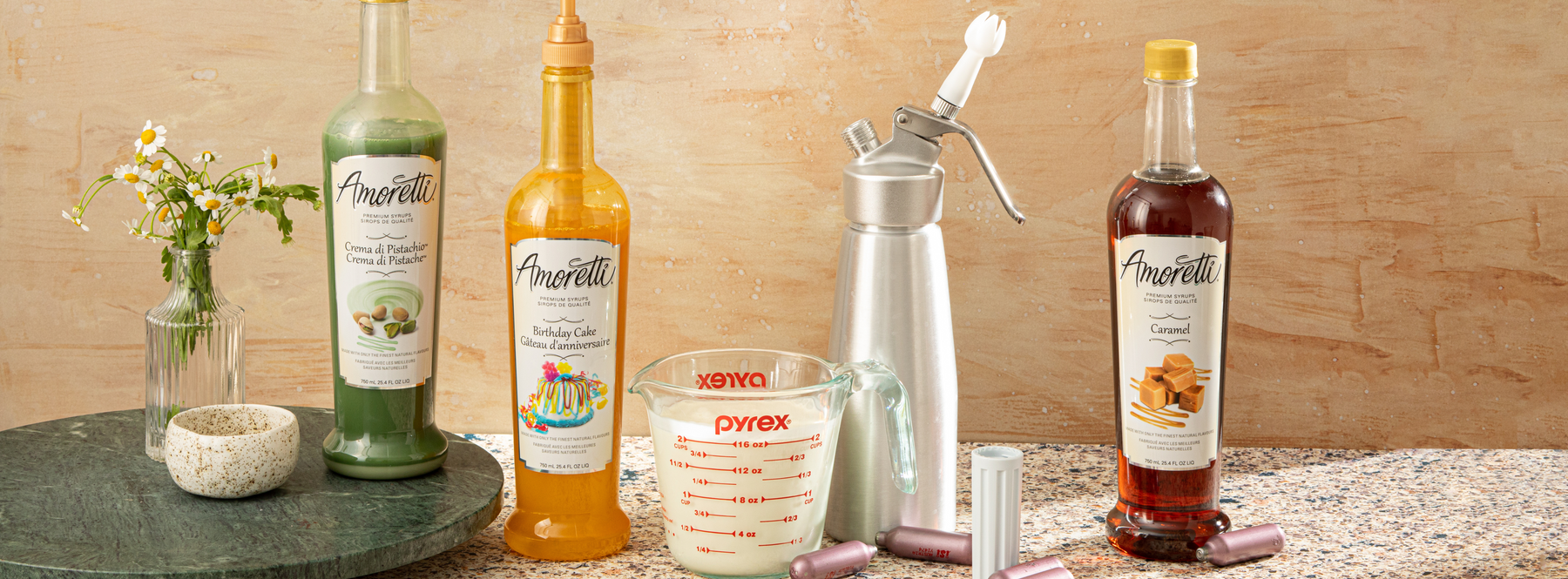 How to Flavor Whipped Cream with Amoretti Syrups