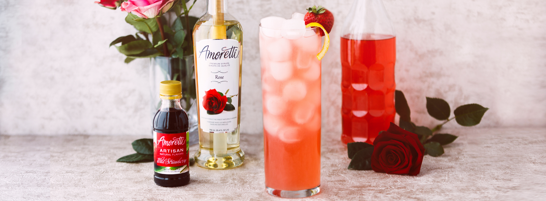 Strawberry Rose Lemonade