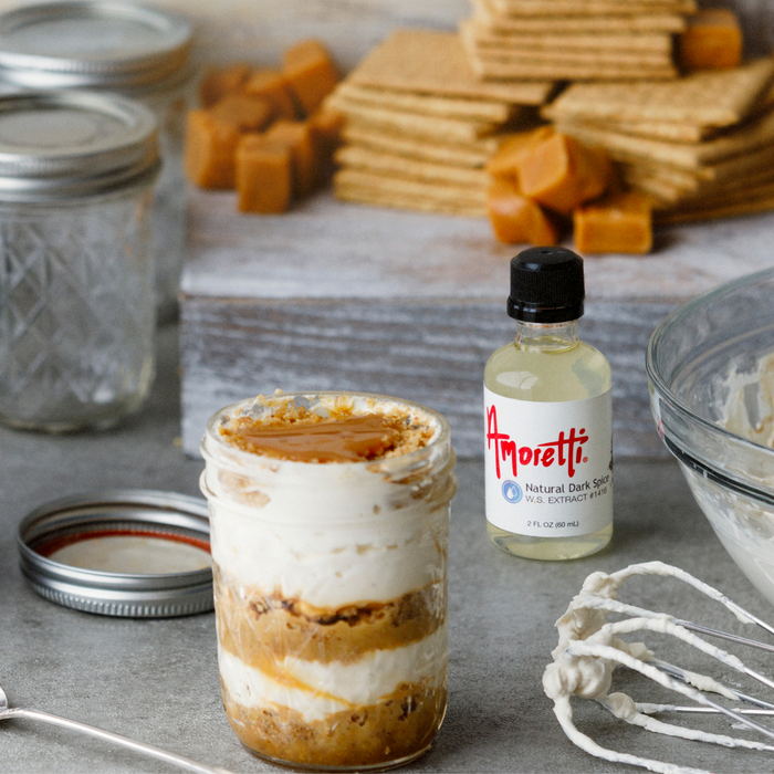 No Bake Spiced Cheesecake Jars