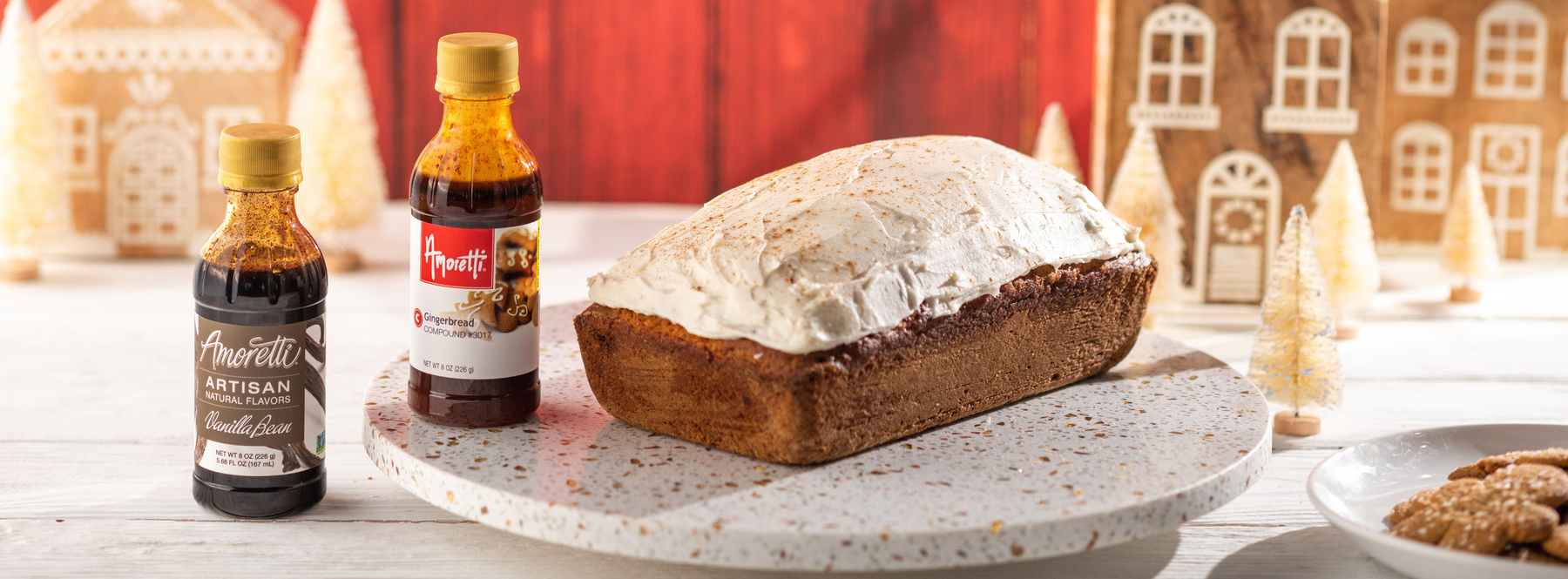 Frosted Gingerbread Loaf