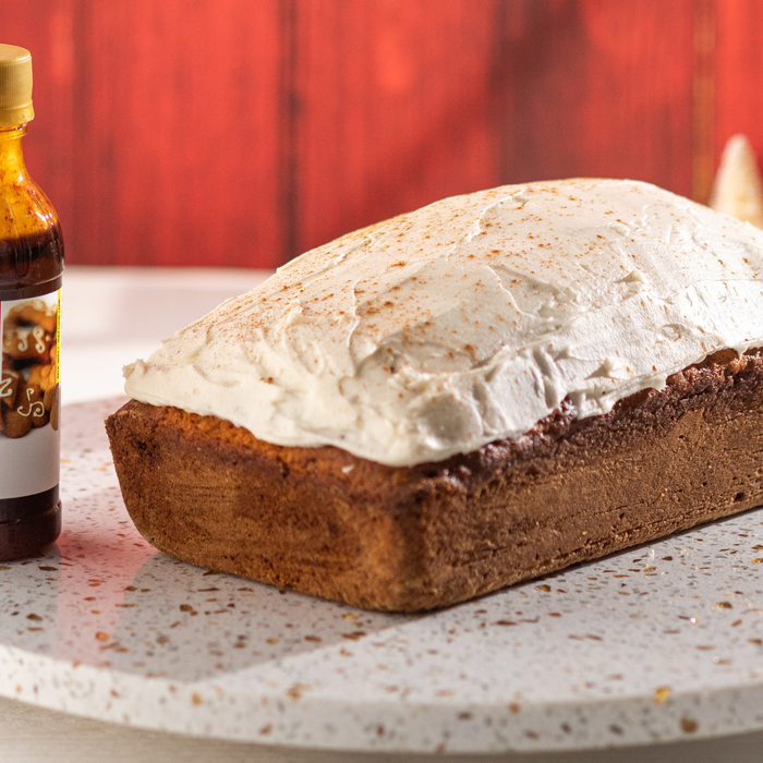 Frosted Gingerbread Loaf