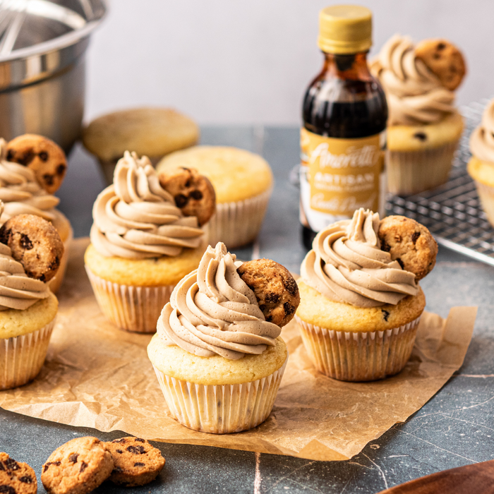 From Scratch Cookie Dough Cupcakes