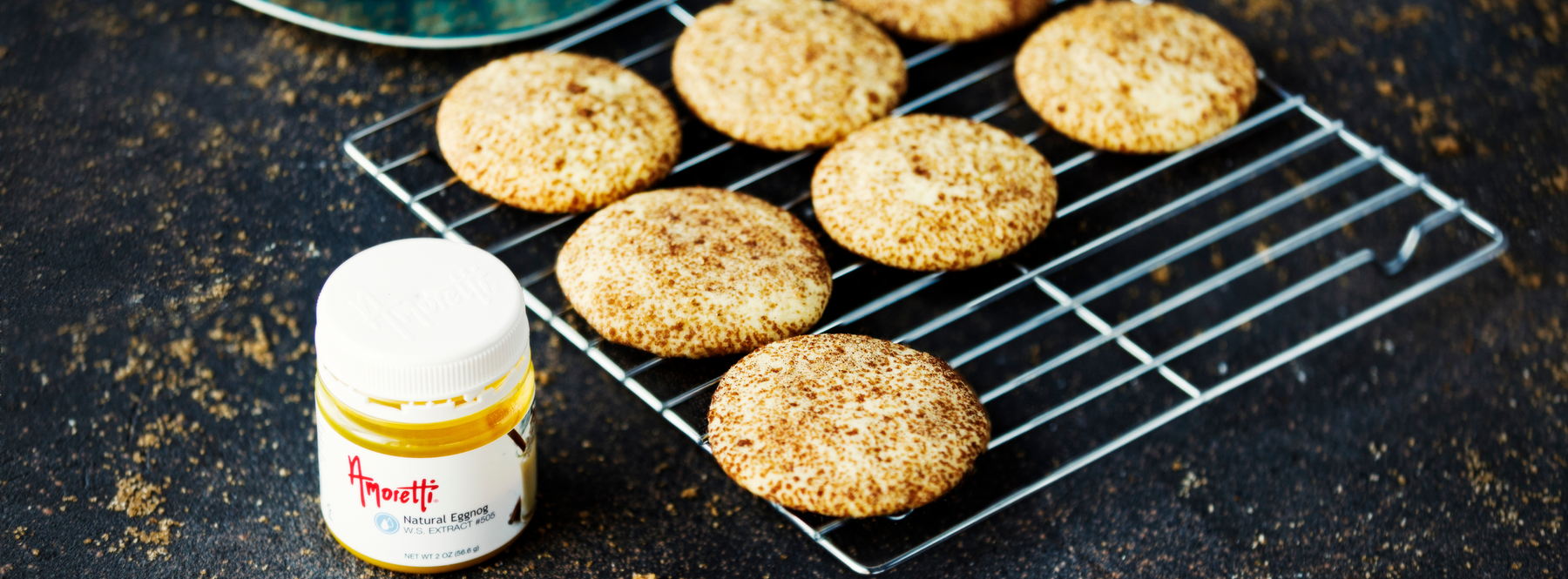 Eggnog Snickerdoodles