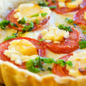 Cheese and Tomato Tart