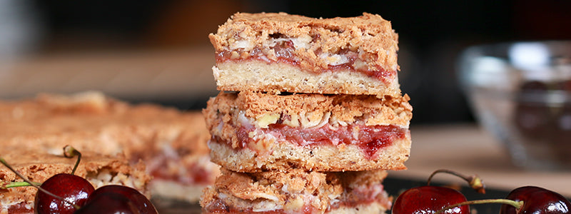 Cherry Pecan Coconut Bars