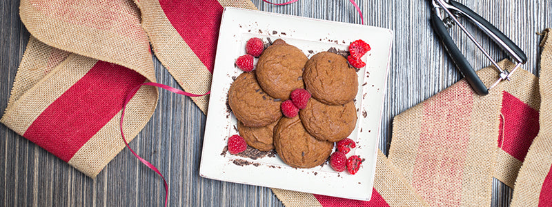 Chocolate Raspberry Cookies