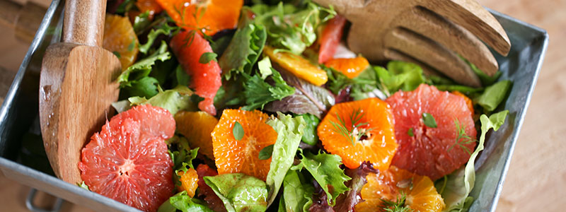 Citrus Salad with Blood Orange Dressing