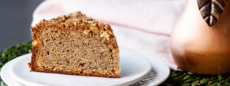 Amoretti Pear Almond Coffee Cake - Gluten Free