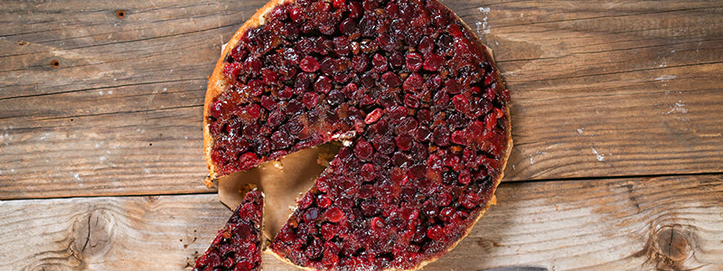 Cranberry Pecan Upside Down Cake