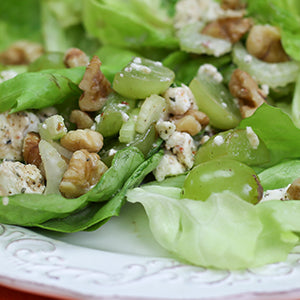 Feta, Grape & Butter Lettuce Salad