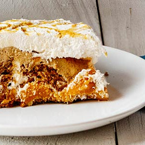 Amoretti Spiced Peach Ice Box Cake