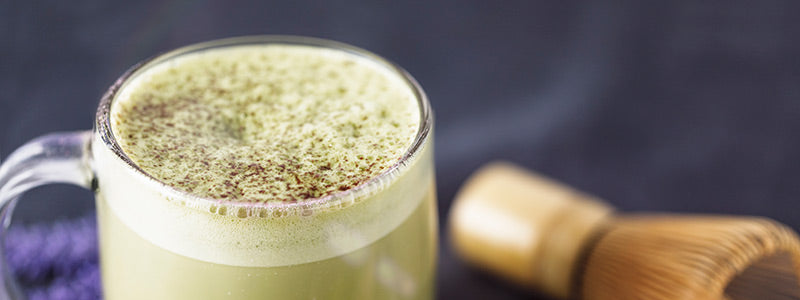 Amoretti Violet Lavender Matcha Latte