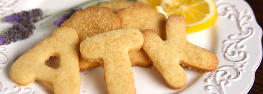 Lemon Lavender Sable Cookies