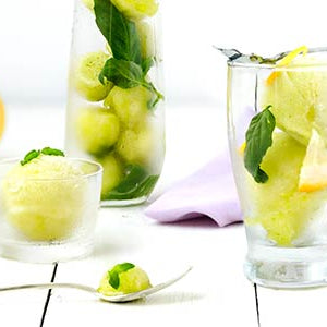 Lemon Basil Sorbet