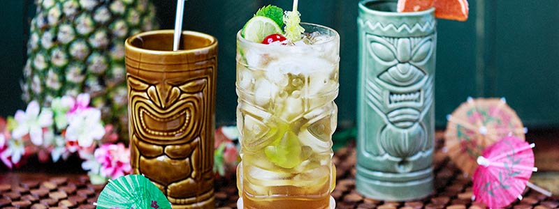 Mai Tai and tiki cups