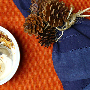 Maple Bacon Ice Cream with graham cracker oat streusel topping