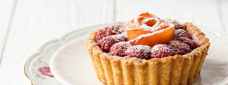 Amoretti Peach & Raspberry Tarts