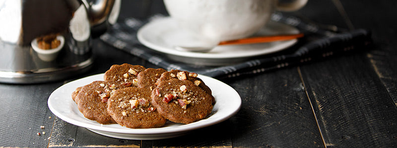 Amoretti Butter Pecan Shortbread Cookies