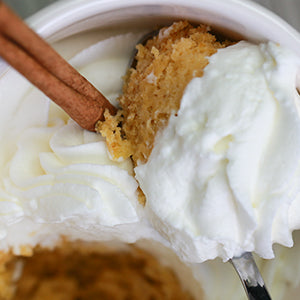 Pumpkin Spice Cake in a Mug